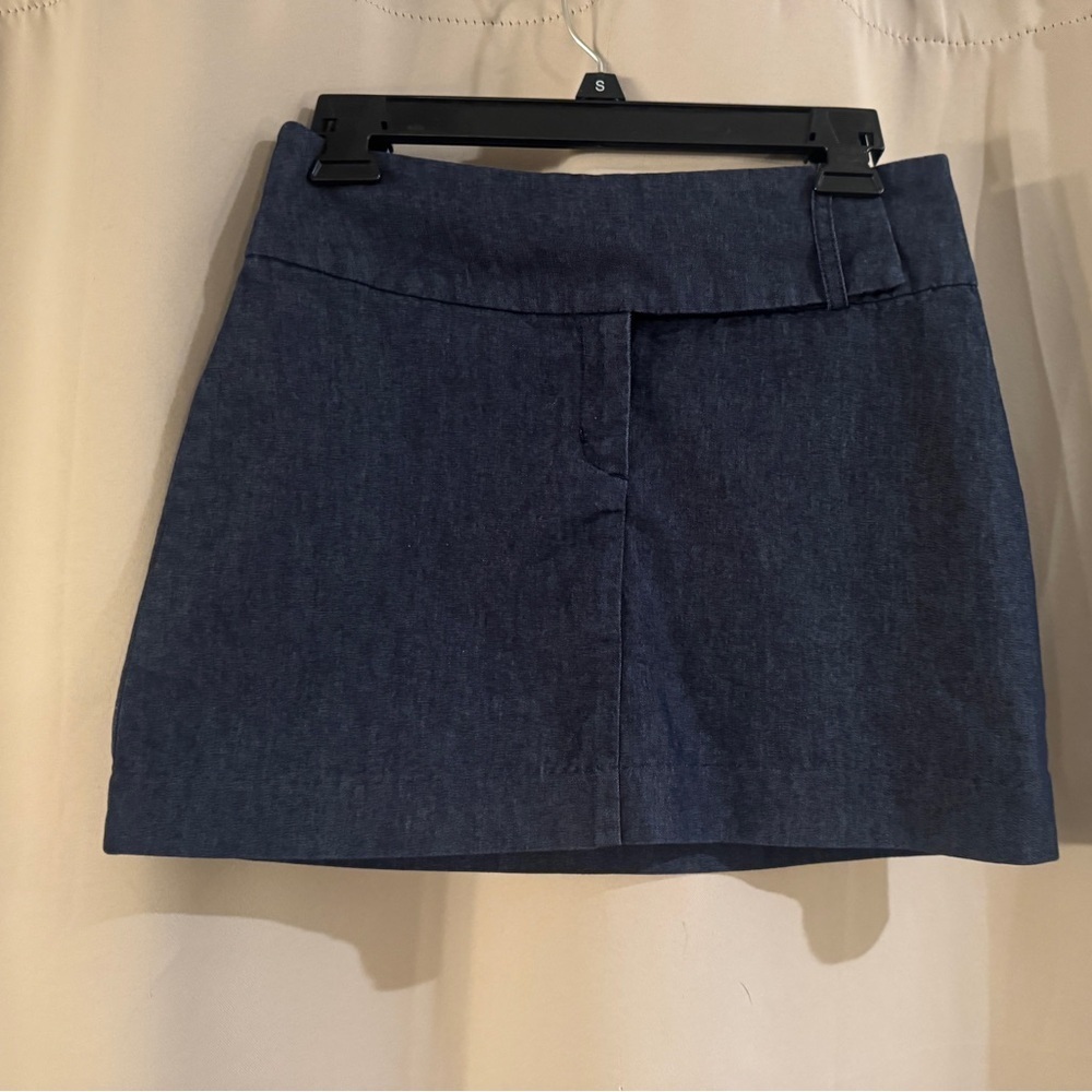Mossimo Dark Blue Denim Skirt